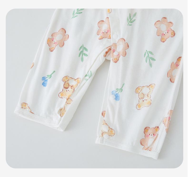 Long Sleeve A-Class Cotton Baby Romper - Thin Summer Style for Newborns