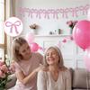 5Sets Colorful Bowknot Bunting Ornament Ceiling Hanging Decoration for Mother's Day Valentine's Day Holiday Decoration