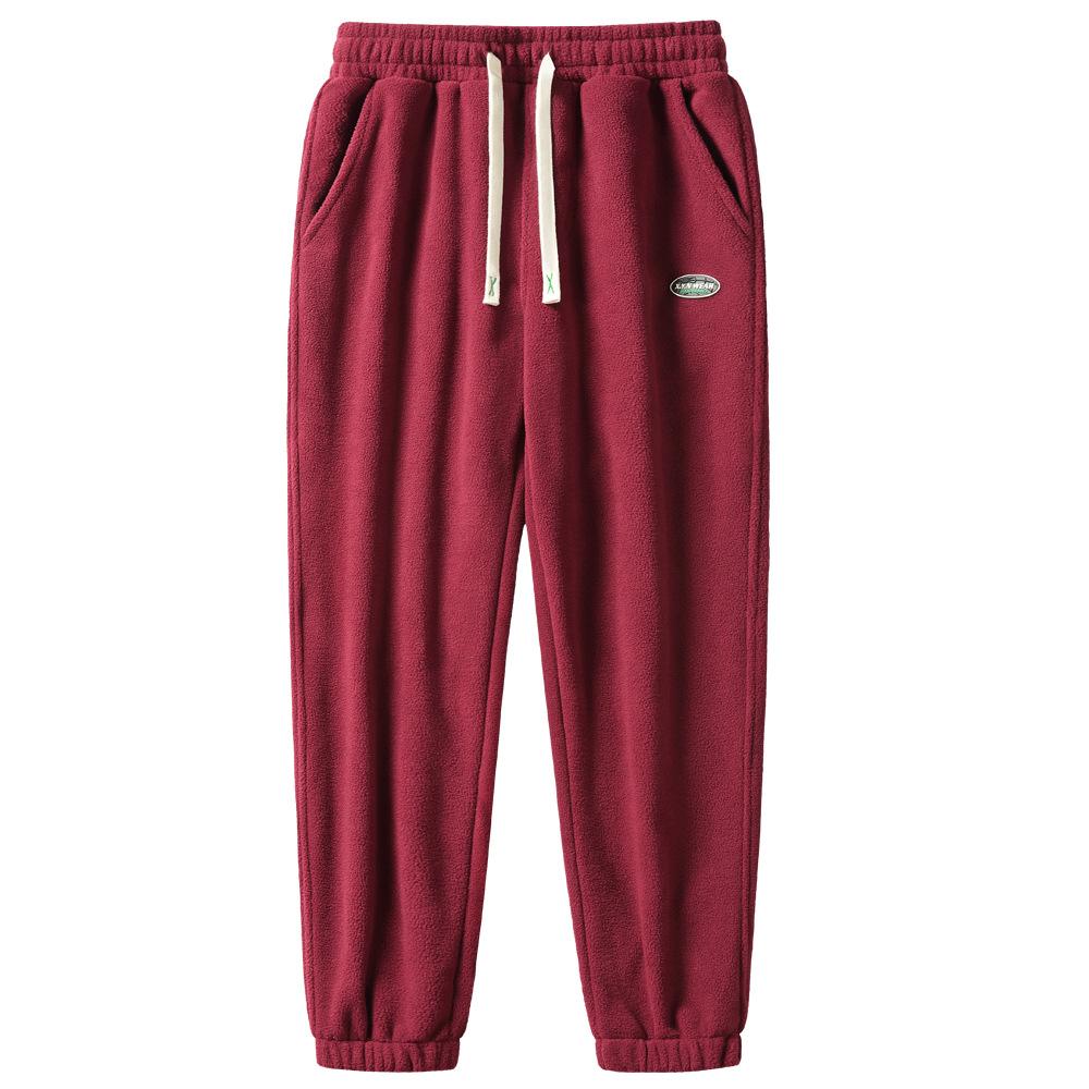 Polar Fleece Sweatpants Plus Βελούδινο χοντρό casual παντελόνι Loose αθλητικό ανδρικό παντελόνι μεγάλου μεγέθους