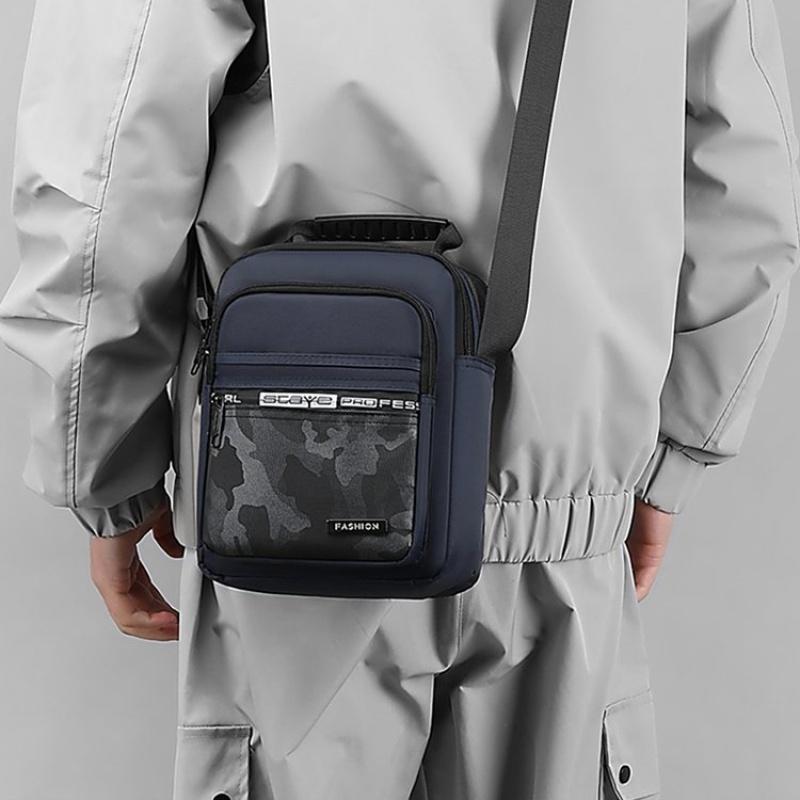 Мужская нагрудная сумка через плечо — фото 11