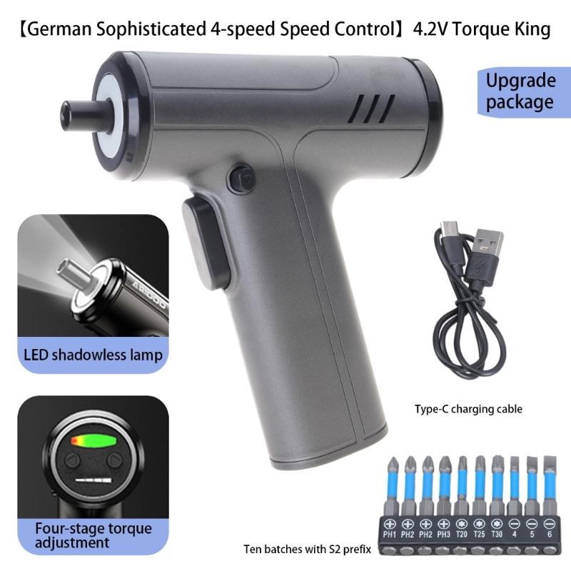 Household Electric Drill Tool Set Effective Electric Drill Set Screwdriver Set With Superior Corrosion Resistance