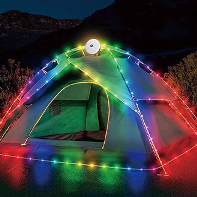 Lights Outdoor Camping Light String Light Outdoor Tent Light RGB Atmosphere Light LED Flashlight Wedding Christmas Decor