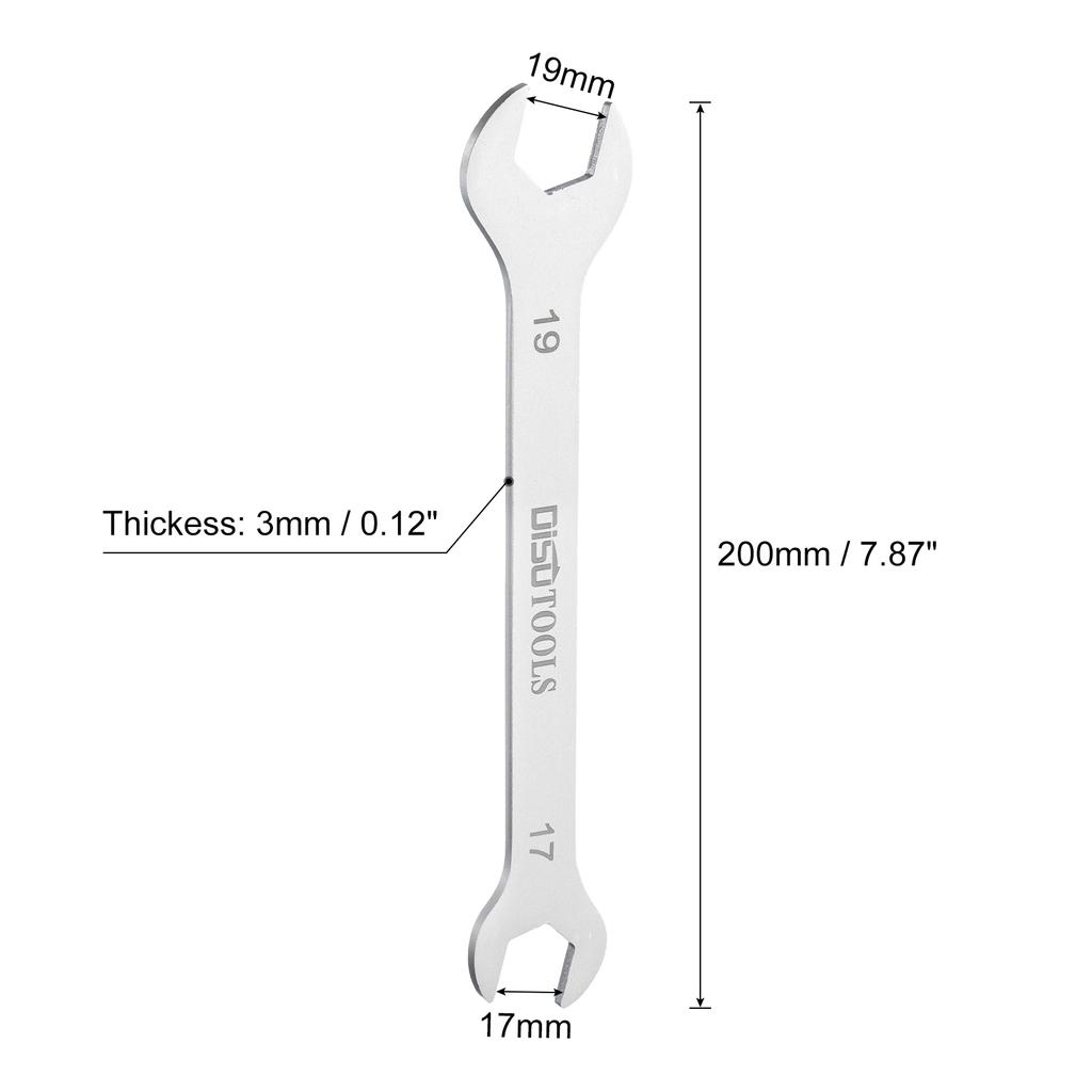 1/2pcs Thin Open End Wrench 5.5-32mm Metric Sandblasting Plated Stainless Steel Double Ended Slim Spanner for General Repairs