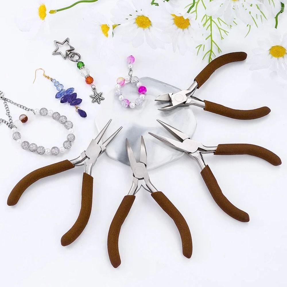 Beading Jewelry Making Pliers Precision Concave Pliers DIY Cutting Wire Pliers Jewelry
