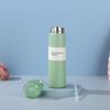 Mini-Thermosbecher 150/250 ml Auslaufsicher Mode Thermos-Isolierbecher mit Strohhalm Tragbar Ein-Knopf-Öffnung Taschen-Thermosbecher