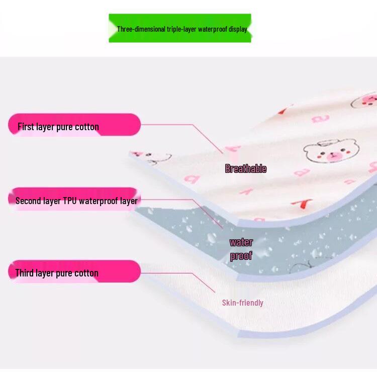 Breathable Pure Cotton Baby Diaper Pants: Waterproof, Leakproof, and Washable Training Underwear for Boys and Girls