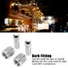 4pcs Stainless Steel Barb Fitting Set 8mm Barb Hose Swivel Nut Convenient Swivel Nut Barb  Home Brew