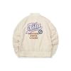 FILA Fusion Casual Sports Baseball Jacket Women jackets Off-White T11W035702F-IV