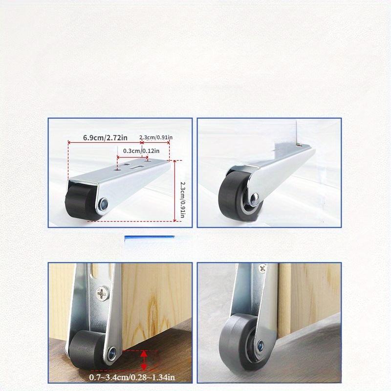 Esstisch Richtungsrad Mobile Rolle für Reibungslose Bewegung und Stabilität