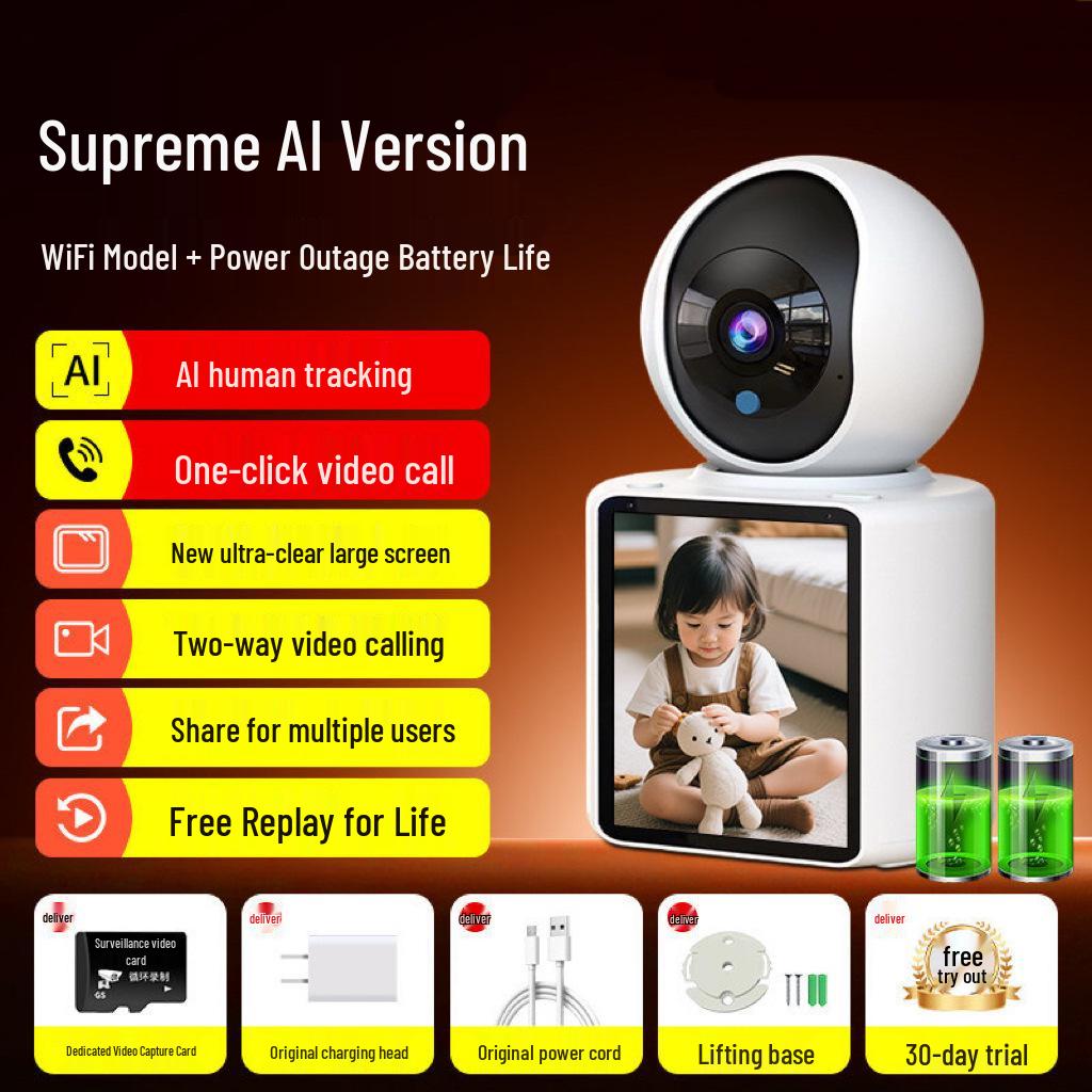 New 2026 360° Two-Way Surveillance Camera with Video Call