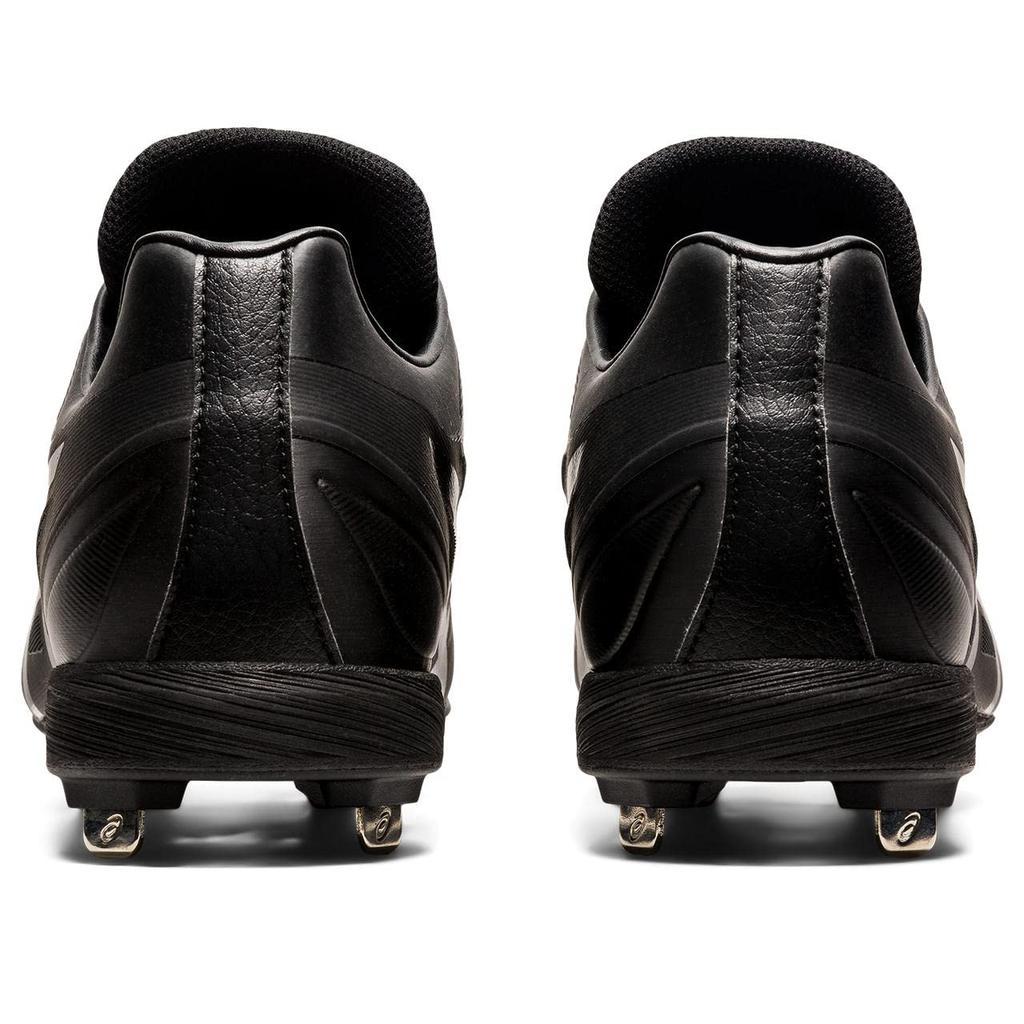 Baseball Metal GOLDSTAGE [Asics] Spikes, Fittings, MA, Black/Black, 25.5 cm, 3.5E