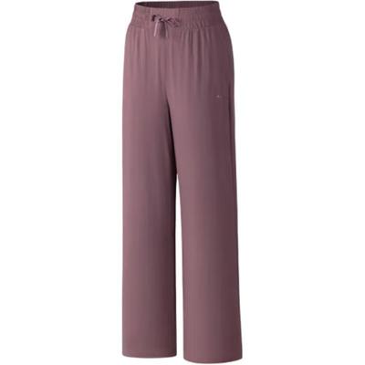 Training Series Solid Color Lace-Up Mid-Waist Breathable Loose Casual Pants Women Pants 162537316-4