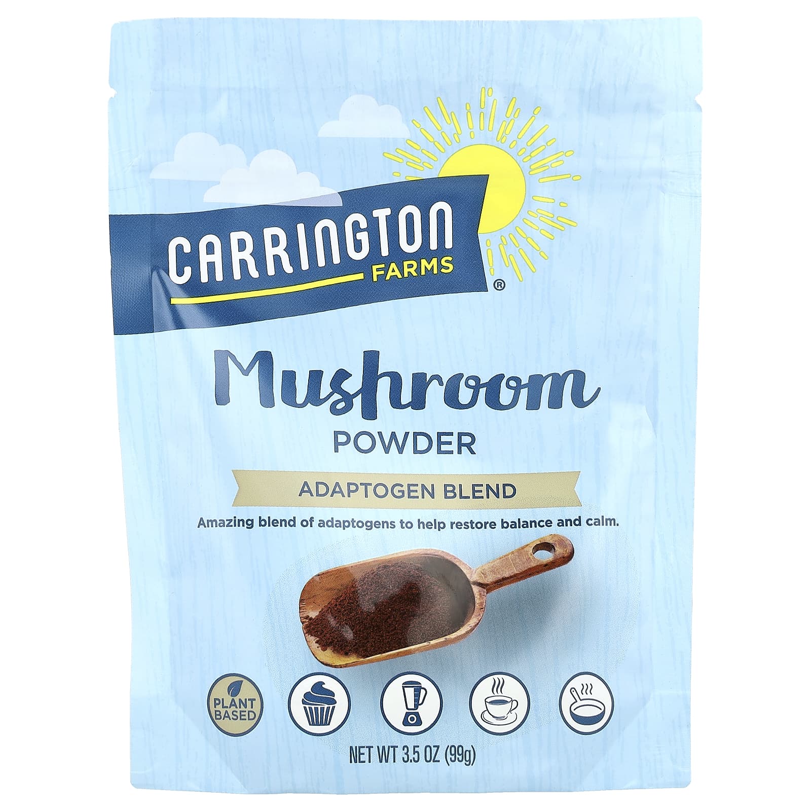 

Mushroom Powder, Adaptogen Blend, 99G(3.5Oz)