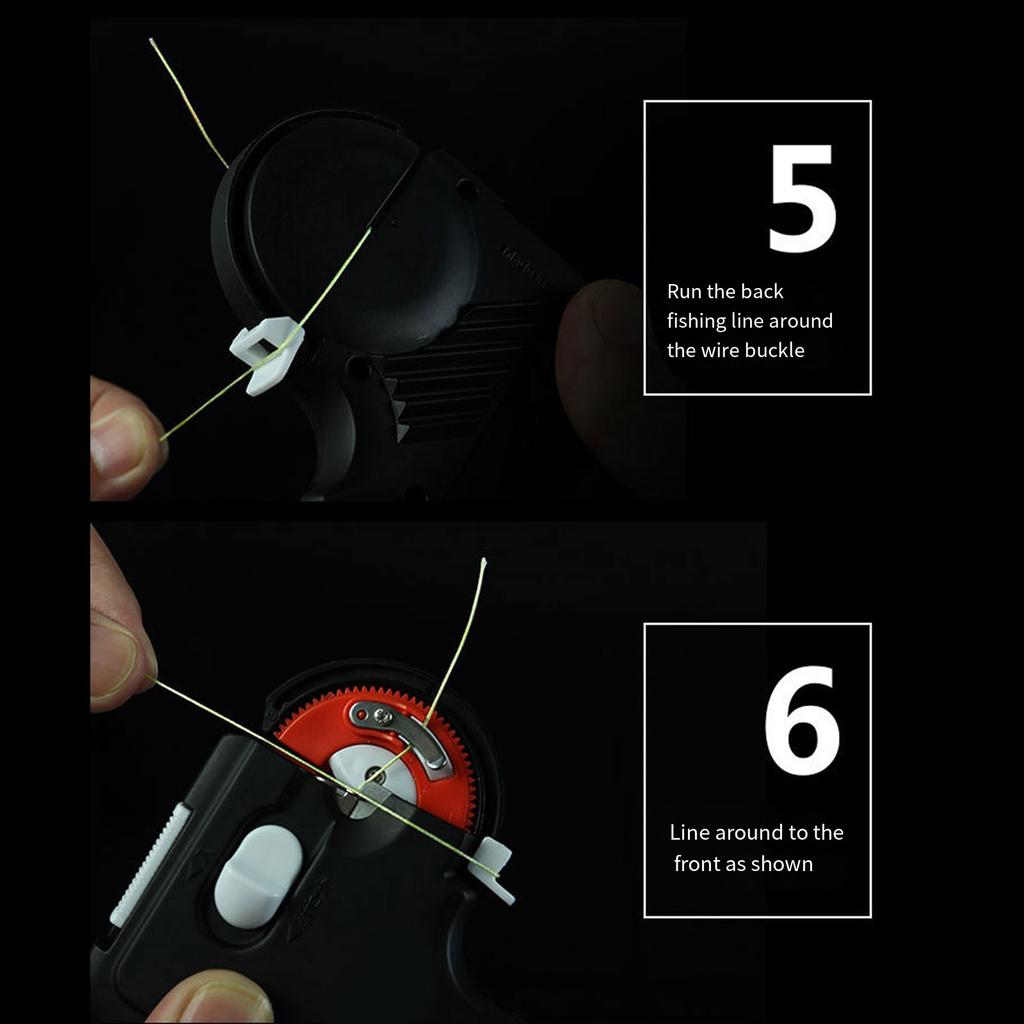 Automatic Fishing Hook Tier Tool Electric Tyer Tie Knot Machine Lure Fishing Hook Line Tyer Fast Tying Fishing Hook Tier