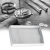 Uhrenteile Aufbewahrungstablett Aluminiumrahmen Stahlnetz Reinigungswerkzeug Organizer Trockenplatte