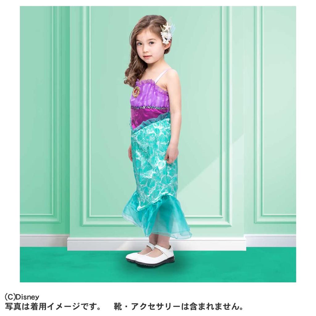 Domestic Takara Tomy Disney Princess Sparkly Dress Ariel [Official Product] 100cm-110cm