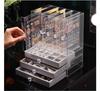 Multi Level Jewelry Tray Jewelry Display Stand Bracelets/Necklaces/Bangles Holder Transparent Jewelry Storage Box