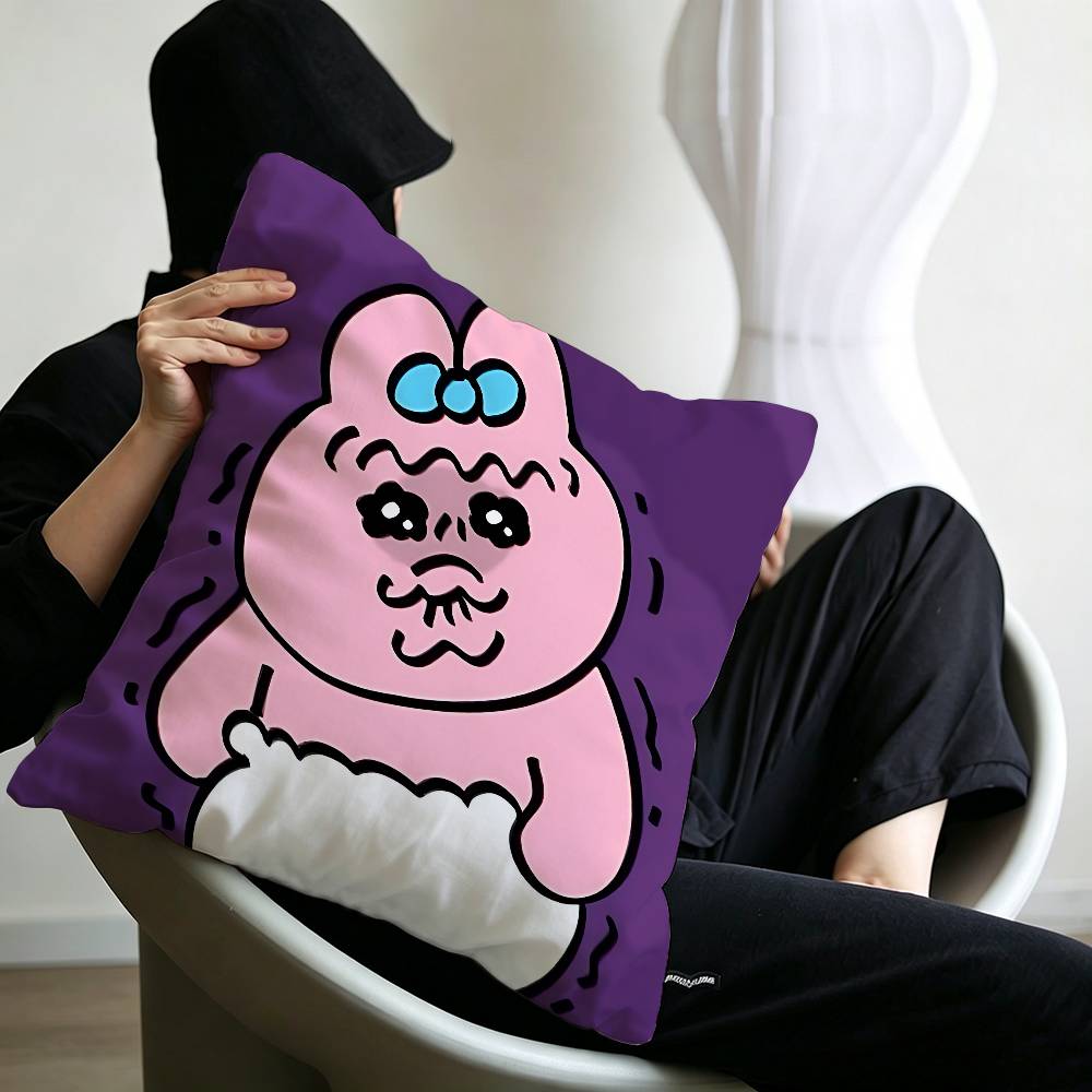 O-Opanchu Usagi Personalized Pillow Cover Kids Bedroom Wild Party Decor Pillowcase kid Birthday shower Gift