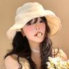 Women'S Summer  Organza Fisherman Hat Stylish And Versatile Sun Hat Outdoor Hat