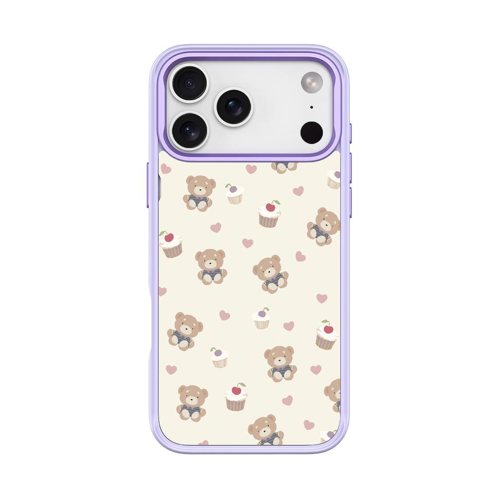 Applicable To Apple 17 Mobile Phone Case, Advanced Sense 16 Replaceable Back Plate 15promax Magnetic Suction Mobile Phone Case, Strawberry Cake Bear