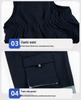 Cross-Border 3D Color-Block Multi-Pocket Hooded Strap Overalls for Labor Protection