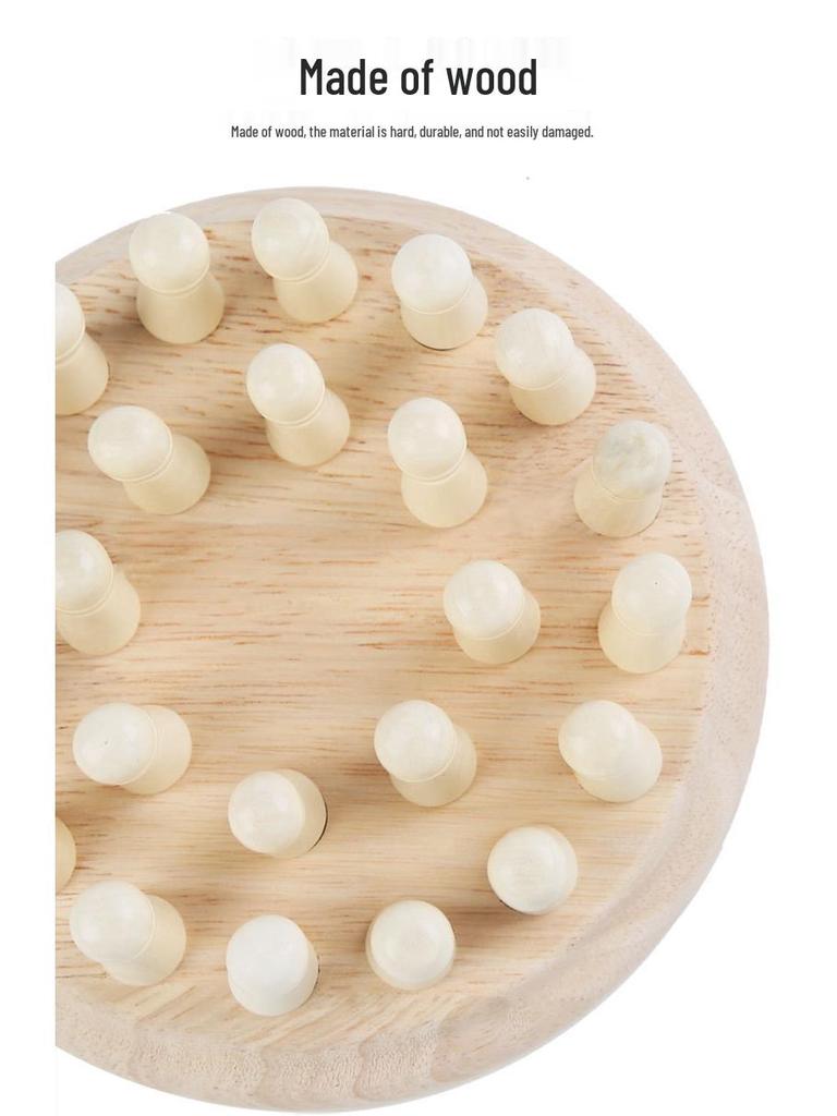 Children's Educational Color Memory Wooden Toy for Early Learning and Intelligence Development