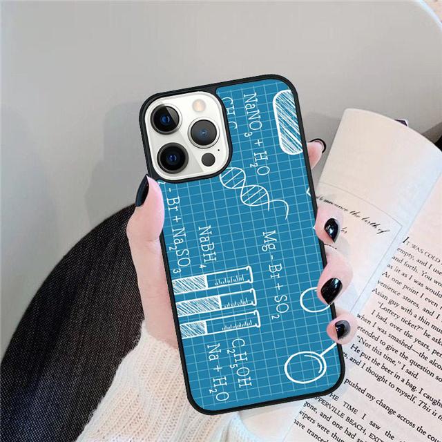 Biology and Chemistry Phone Case Cover For iPhone 17 Air 15 16 14 13 12 Pro Max 11 Pro Max Plus Coque Shell