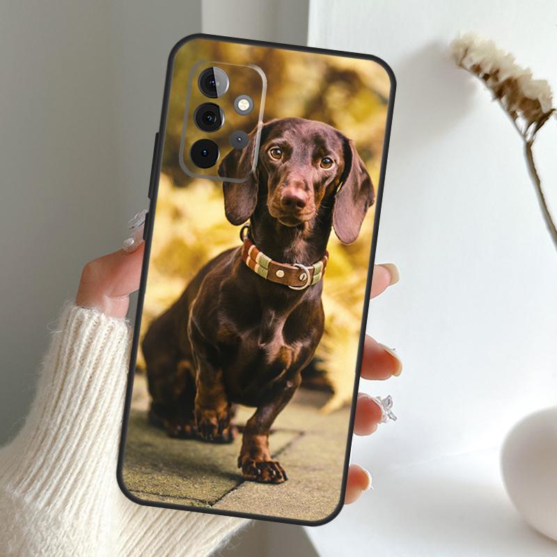 Dachshund Dog Case For Samsung Galaxy A54 A53 A34 A33 A13 A23 A31 A51 A71 A12 A22 A32 A52 A50 A52S Cover