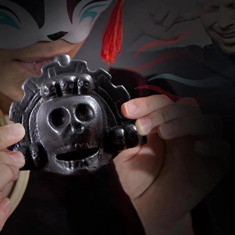 Aztec Whistle Skull Shaped Authentic Aztec Whistle Aztec Death Whistle Loudest Whistle Authentic With Unique Sound For Modern