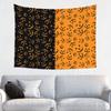 Happy Halloween Tapestry Wall Hanging Hippie Polyester Wall Tapestry Bats Spooky INS Blanket Dorm Decor Yoga Mat