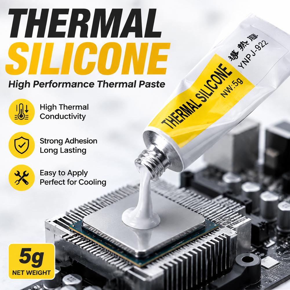 Thermal Conductive Adhesive Thermal Conductive Silicone Grease Strong Adhesive Silicone Used For Bonding Heat Sink Tools