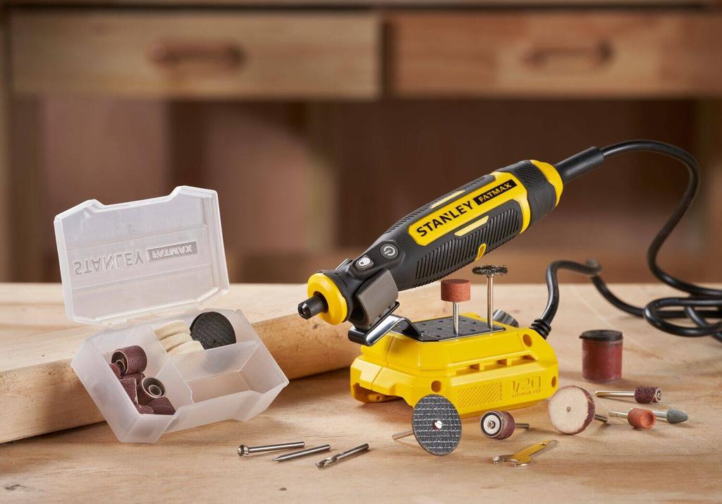 Stanley Szlifierko-Grawerka Mini V20 +33 Aksesoria 6700-34 000 Obr/ Min.