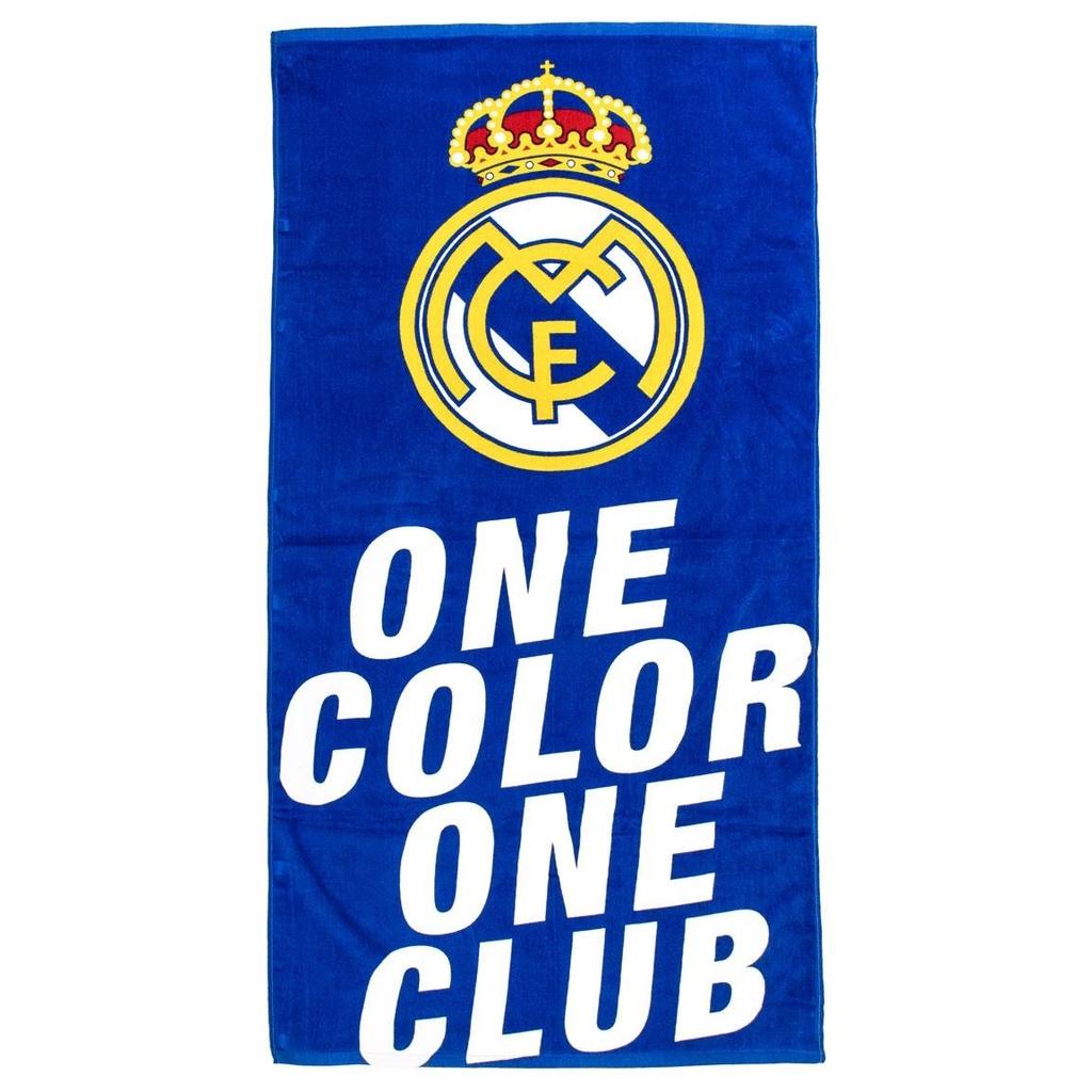 Real Madrid Cotton Beach Towel Junior 70x140 Cm Beach Towel 2200010392 Multicolor