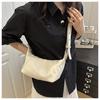 Soft Faux Leather Shoulder Bag for Women Small Capacity Crossbody Purse Trendy Dumpling Handbag