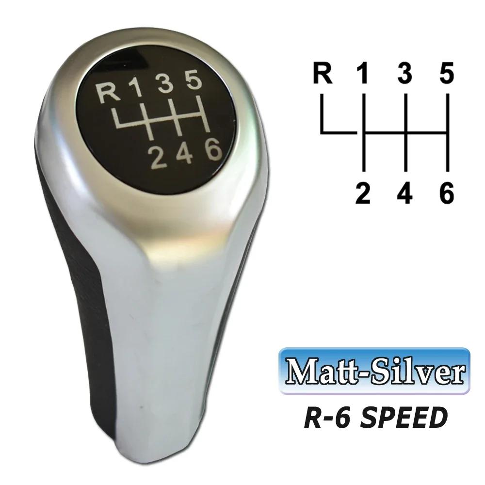 Passend für BMW 1 3 5 6 Serie E30 E32 E34 E36 E38 E39 E46 E53 E60 E63 E83 E84 E90 E91 Auto 5 6 Gang Leder Schaltknauf