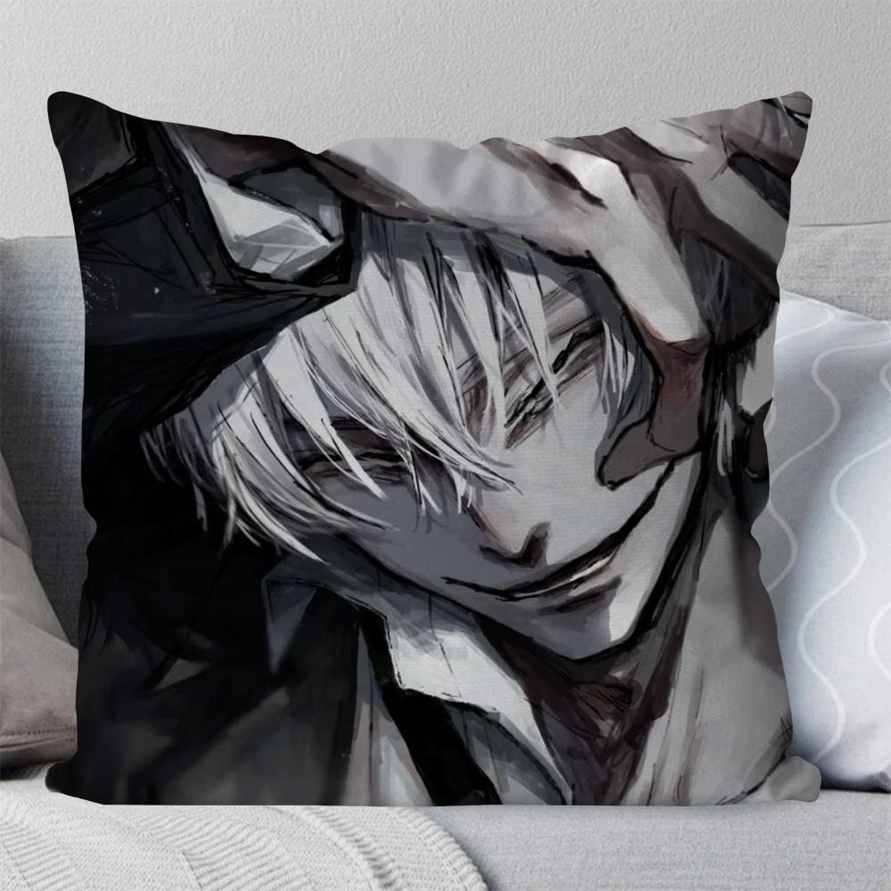 Gin Ichimaru Bleach Kussensloop Vierkante Kussen Slaapkamer Bank Ontspanning Comfort Kussen Auto Woonkamer Huisdecoratie 40X40