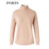 Ports Women's High-Neck Knitted Long-Sleeve Pullover