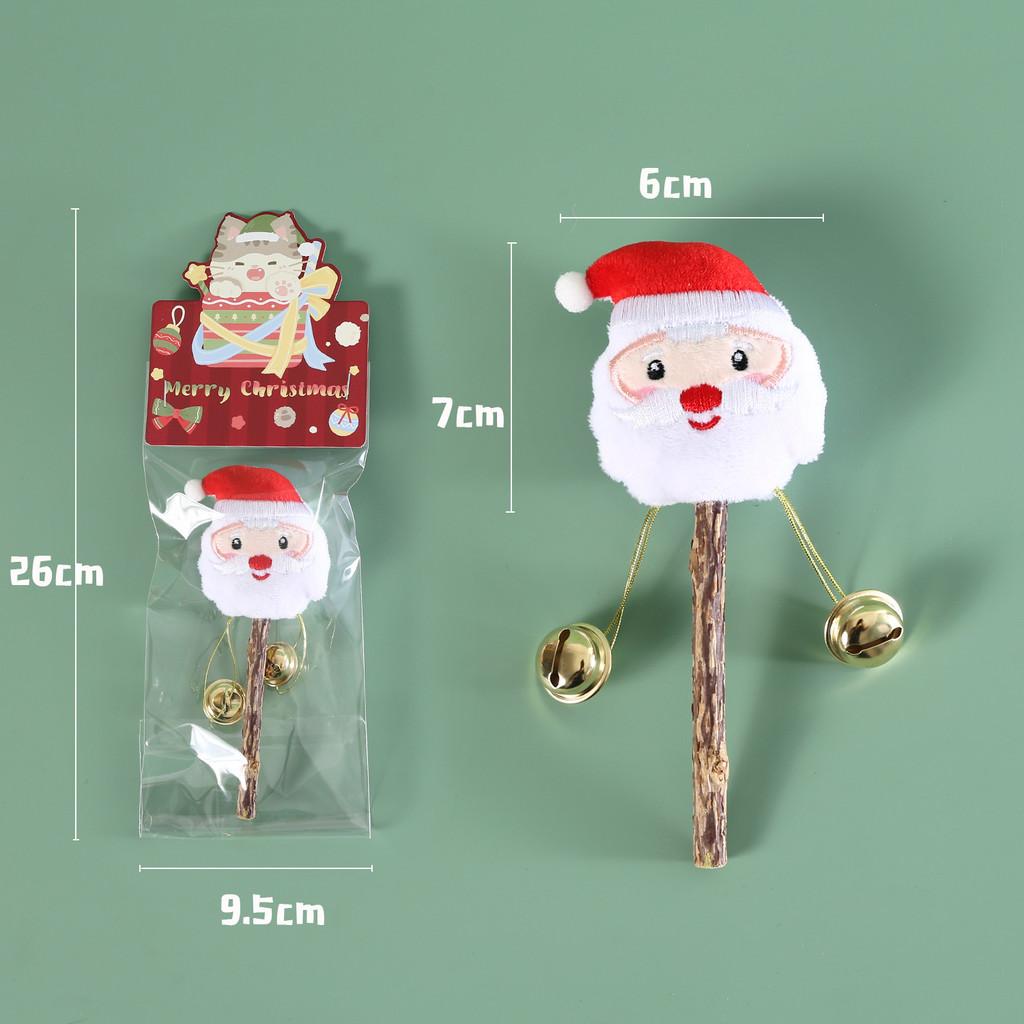 Christmas Style Pet Teeth Grinding Toy Cartoon Christmas Tree Santa Claus Snowman Penguin Natural Material Safe and Reliable Without Damaging Teeth