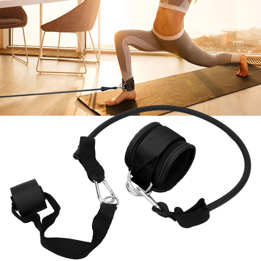 Ankle Strap Set Double Metal DRing Fitness Ankle Strap for Legs Butt and   Exercise(Pink Set )