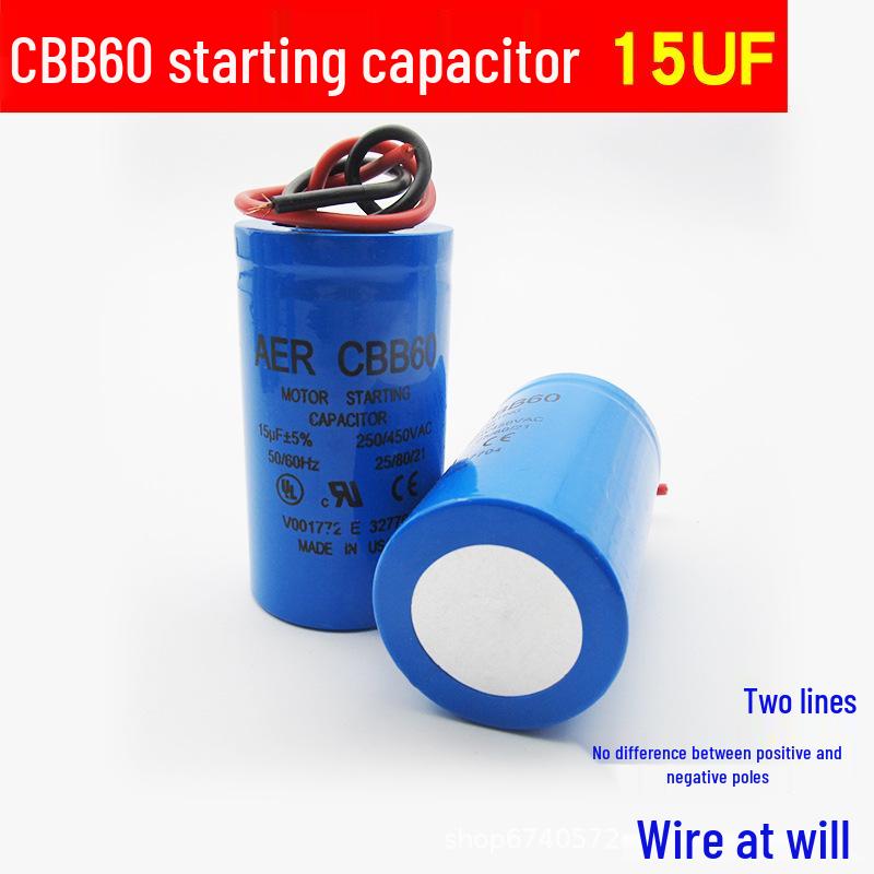 Washing Machine Start Capacitor CBB60 3-20UF for Spin Dry/Dehydration