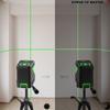 360 Vertical Horizontal Measure Instrument 2 Lines Laser Level Kit 3D Cross Line Green Laser