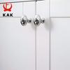 KAK Bright Chrome Drawer Knobs 35mm Gold Kitchen Cabinet Knobs and Handles Black Cupboard Door Pulls Furniture Knobs Hardware