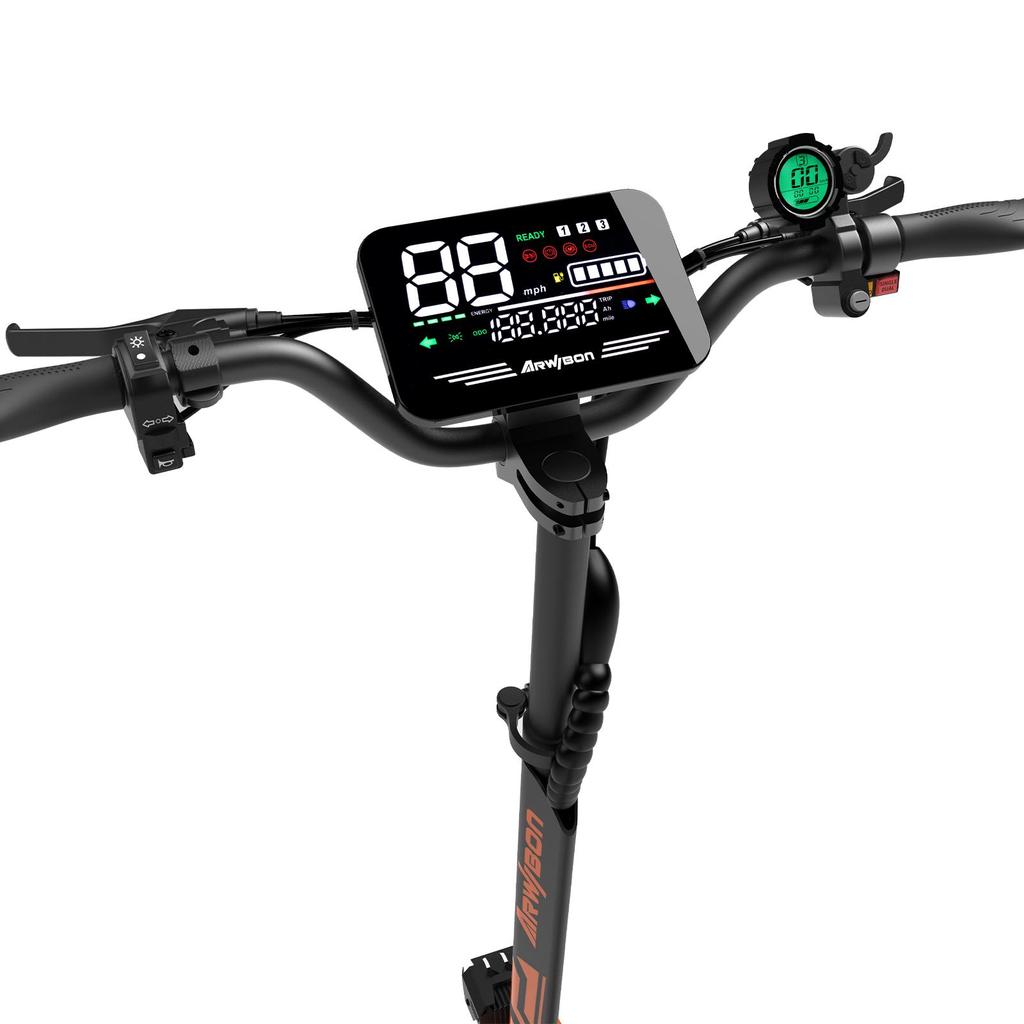 Arwibon GT08 Offroad-Elektroroller mit Doppelmotoren 2800W*2 und 60V27Ah Akku