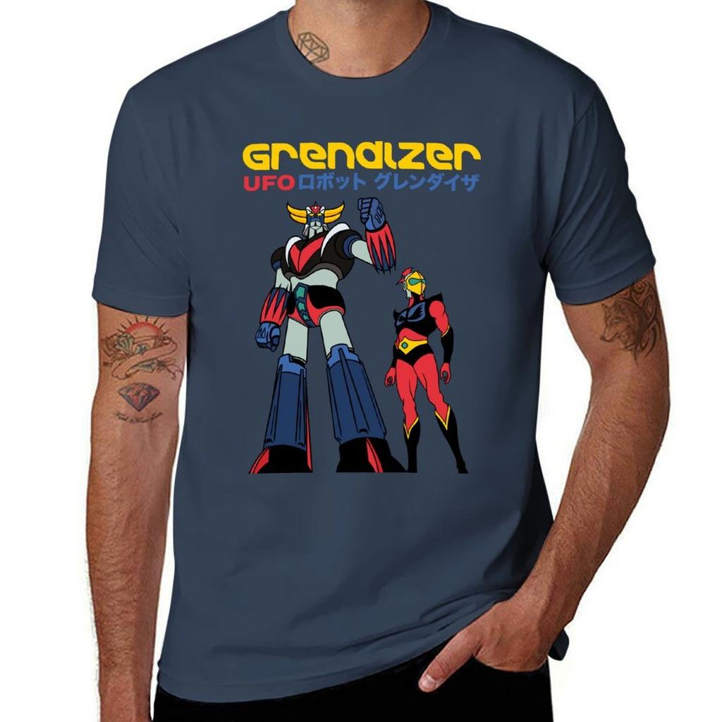 Grendizer Ufo Robot Tshirt Work Casual Loose Fit Tshirt