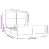 Bed Frame without Mattress Black 140x190 cm Velvet