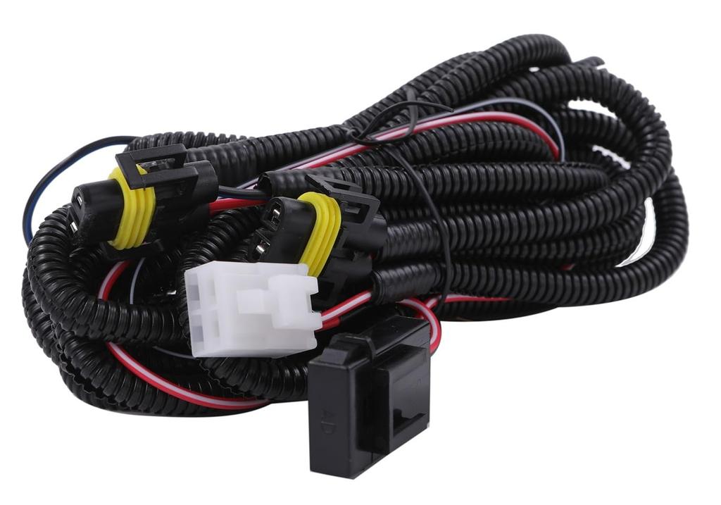 For Suzuki Fog Wiring Fog Lamp Relay Harness LED Switch H8 H11 H16 Aftermarket