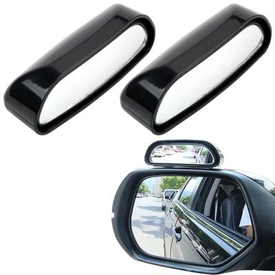 DFsucces Car Auxiliary Side Adjustable Rearview Eliminate Blind Accident Easy Set of 2 and Mirrors, Angle, Vision, Spots, Prevention, Installation,