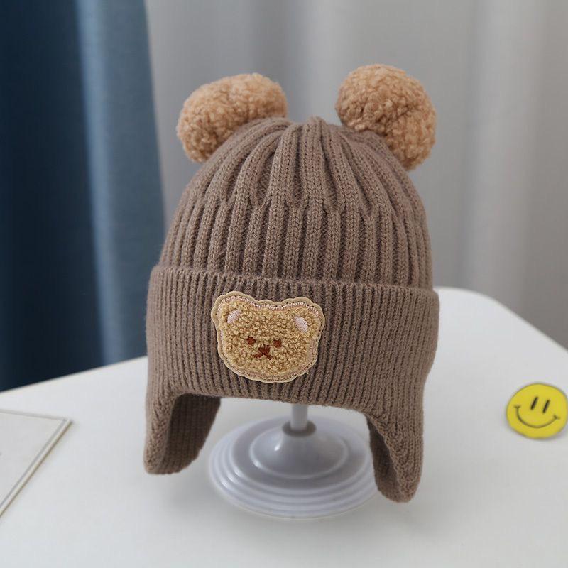 Cozy Plush Baby Hat: Elastic, Thick, Ear-Protecting Winter Warmth for Boys & Girls