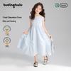 Girls' Pure Cotton Vacation Style Sleeveless Summer Dress