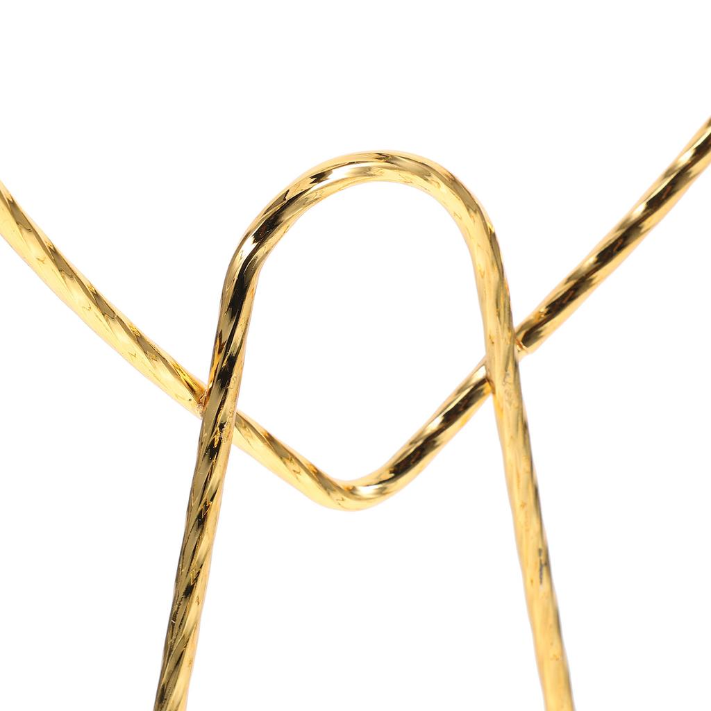 Metal Coffee Mug Holder Stand European Style Gold Plated Spiral Cup Plate Display Rack for Kitchen Counter Organizer Storage